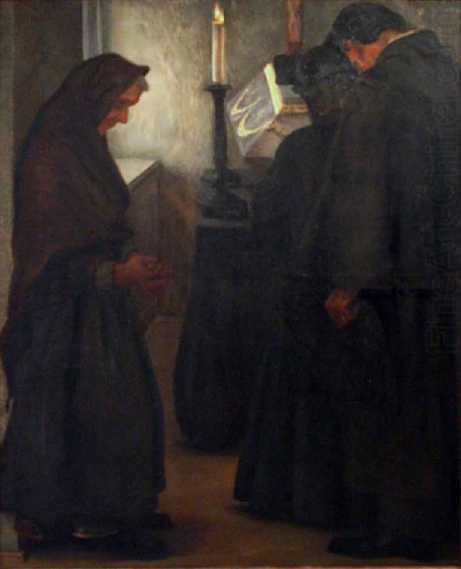 In the Mortuary, Karel Myslbek